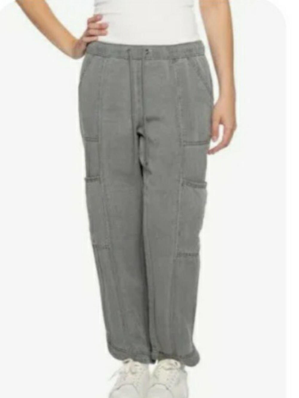 C&C California Linen Blend Pants M - Picture 2 of 10